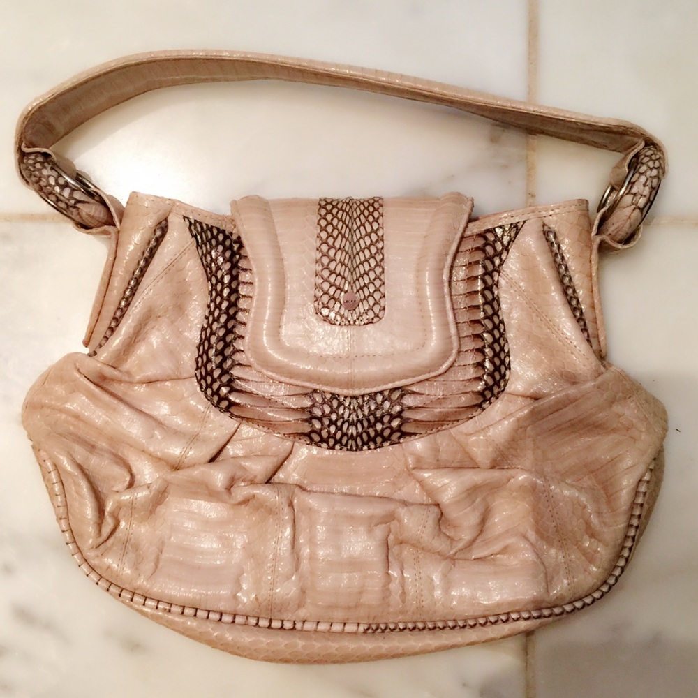 NWT Leyla snakeskin handbag